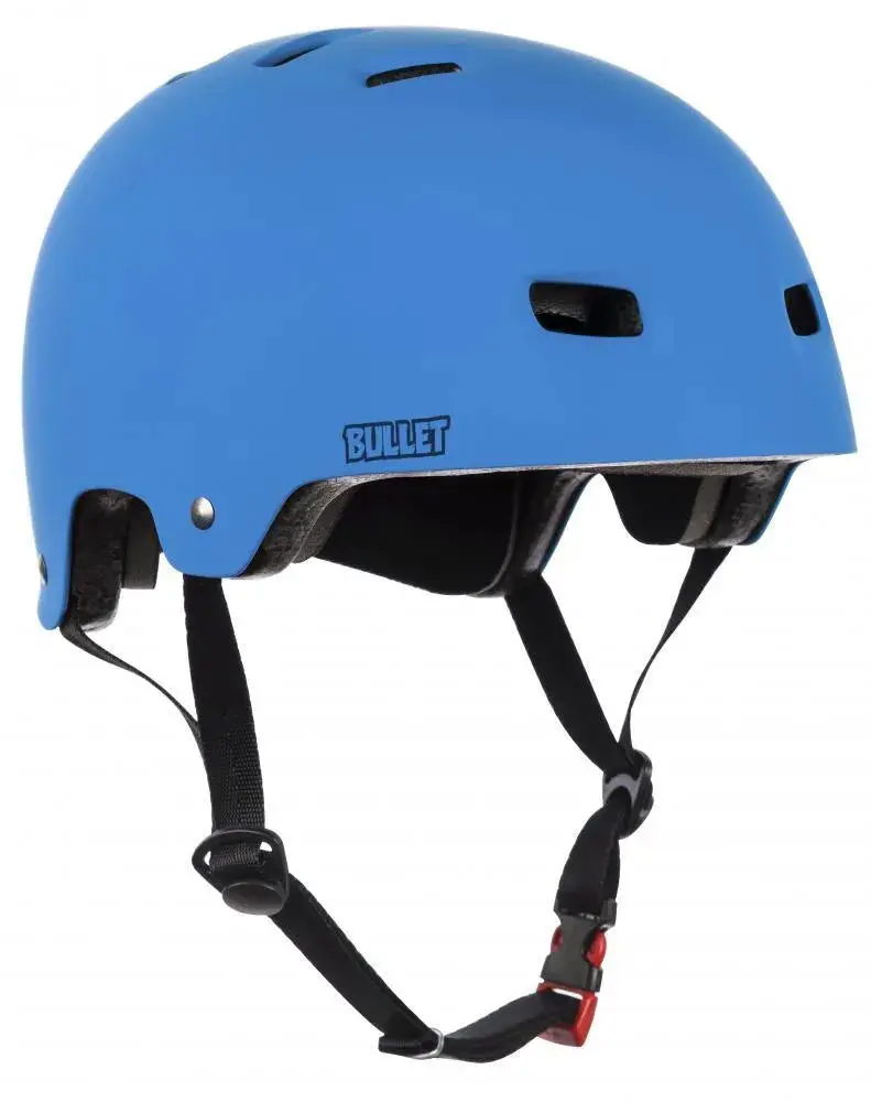 Bullet Deluxe Youth Skate Helmet – T35 Fit (49–54 cm), Blue
