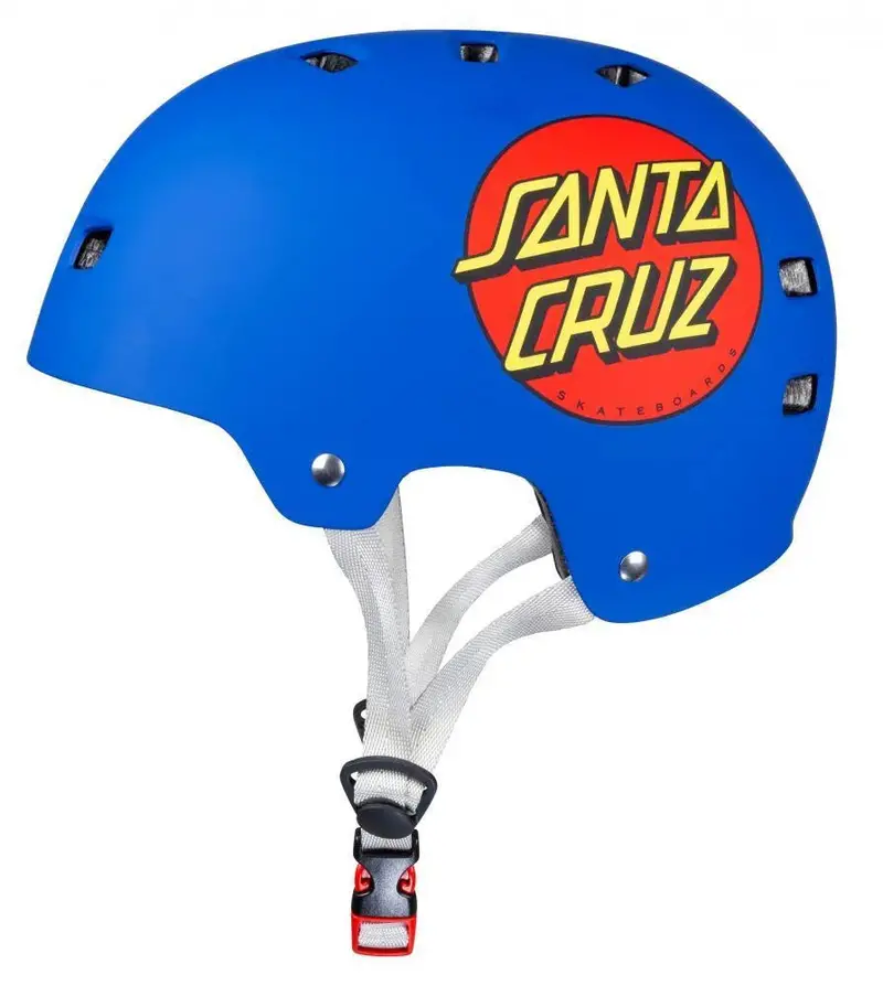 Bullet X Santa Cruz Classic DOT-Certified Skate Helmet – Blue