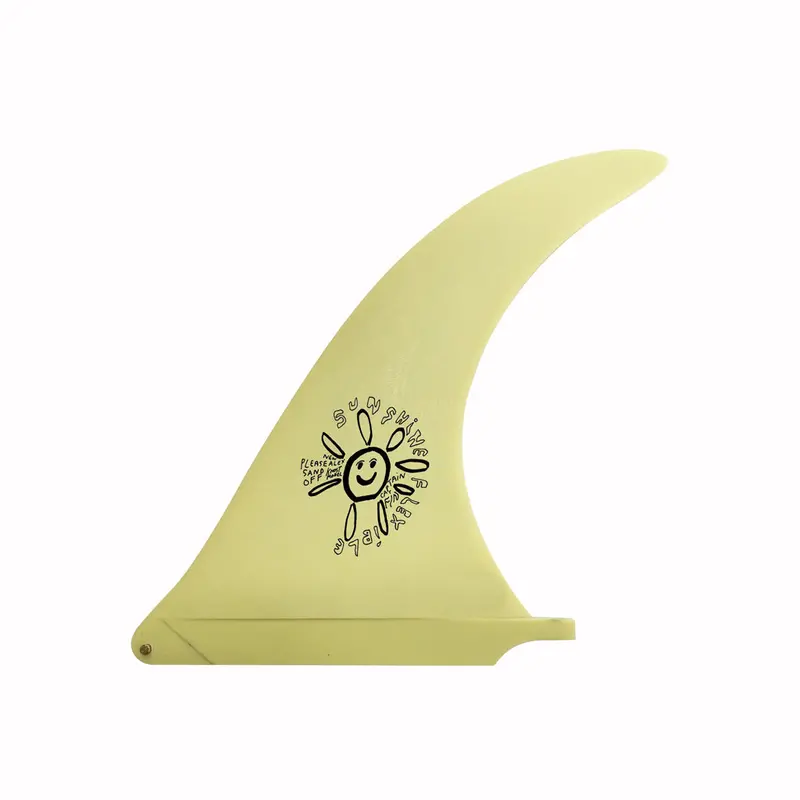Captain Fin Co Alex Knost Sunshine Fin – Size 10, Sunny Yellow Finish