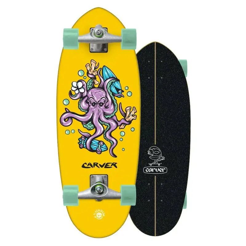 Carver 25″ Octo Goner C5 Complete Surfskate