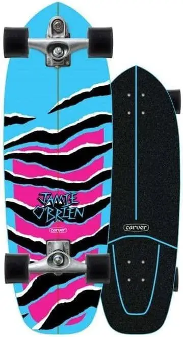 Carver Blue Tiger JOB 31″ C7 Pro Model Surfskate Complete