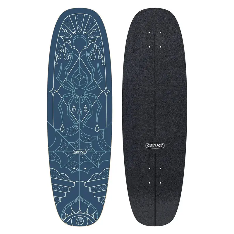 Carver Blue Widow 33″ Surfskate Deck Only