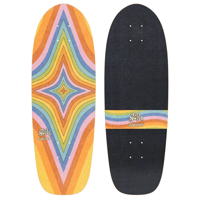 Carver GrlSwirl Daydream 28″ Skateboard Deck Only