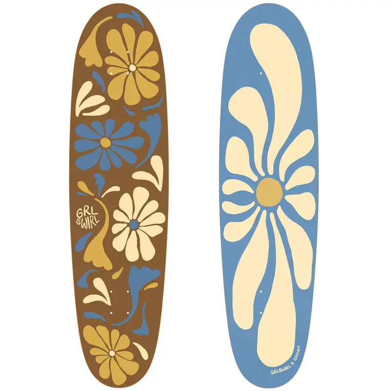 Carver GrlSwirl LongSwirl 38″ Longboard Deck Only