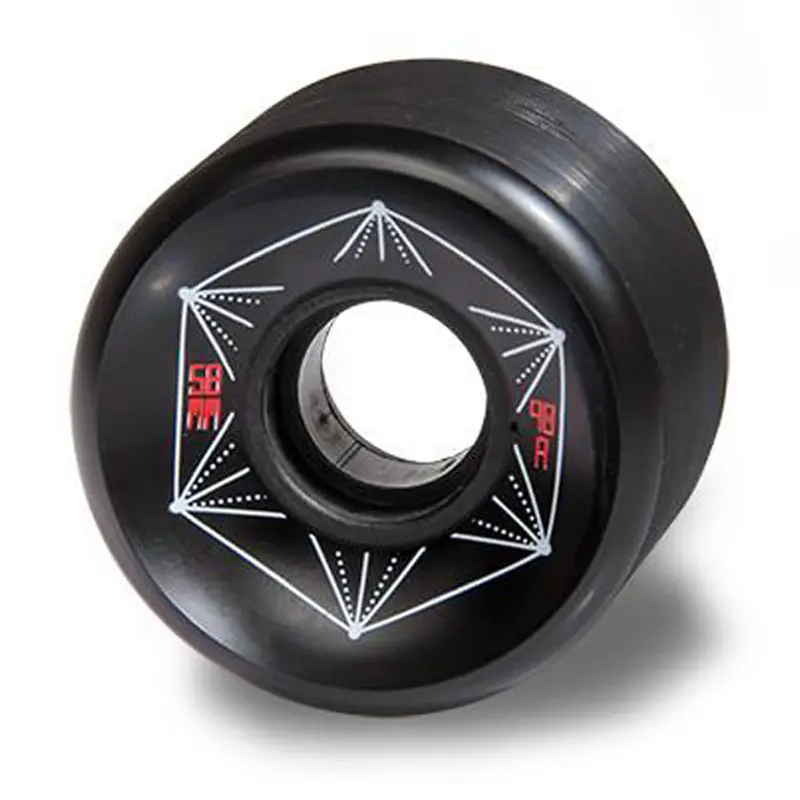 Carver Roundhouse 58mm Park Skateboard Wheels – Black, 95A Hardness