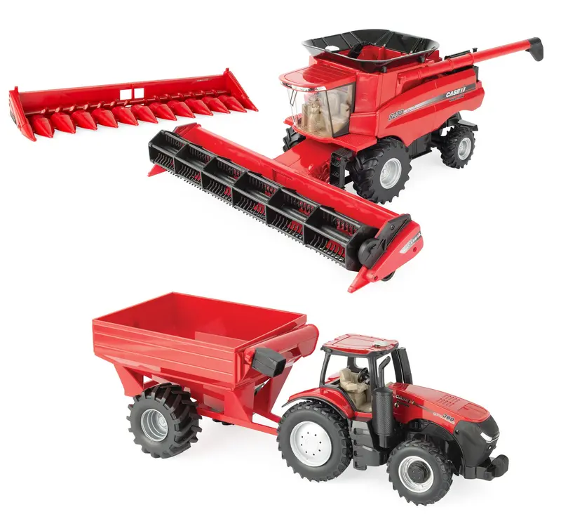 Case-IH Combine Harvester Set – 1:32 Realistic Farm Machinery Replica