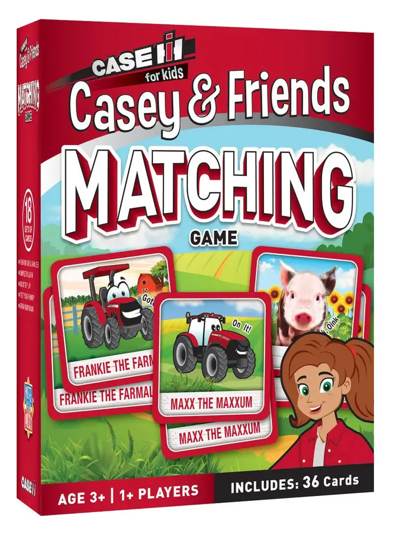 Case-IH Kids Matching Game Featuring Casey & Friends Characters