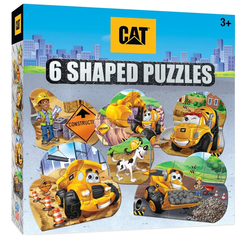 CAT 6-Shaped Mini Puzzle Set – #12546 Compact Brain-Teaser for Kids