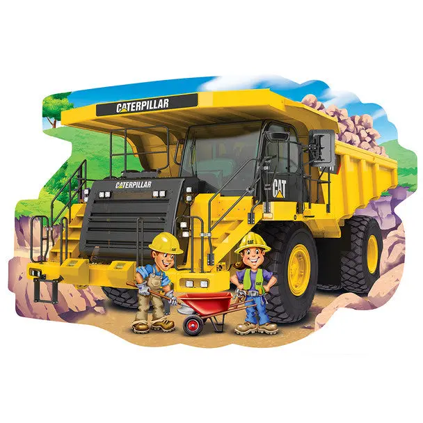 CAT Dump Truck Floor Puzzle – 36-Piece Educational Toy