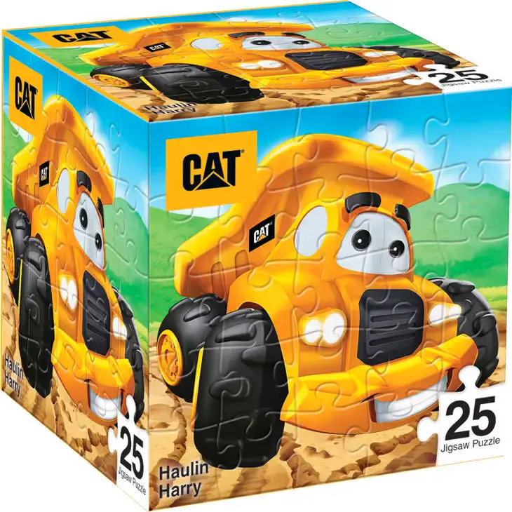CAT Haulin’ Harry Jigsaw Puzzle – 25-Piece Construction-Themed Puzzle, #12408