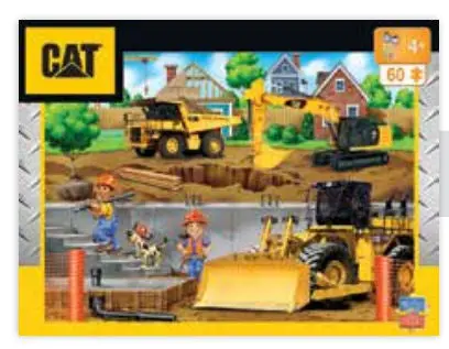 CAT In My Neighborhood Jigsaw Puzzle – 60-Piece Educational Toy #12029
