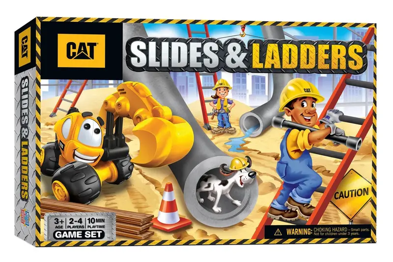 CAT Slides & Ladders Board Game – #42470 Educational Family Fun