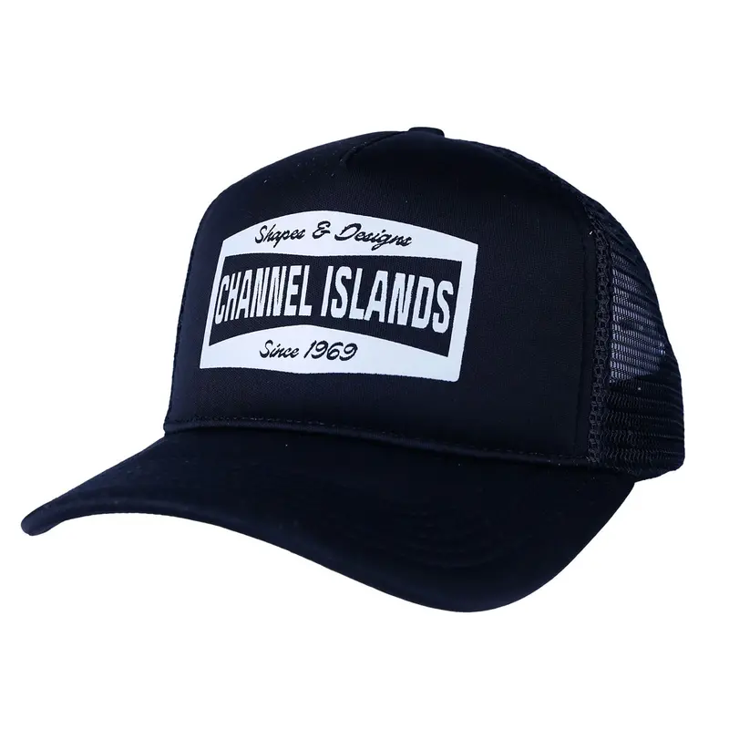 Channel Islands CI Shapes & Designs Trucker Hat – Matte Black