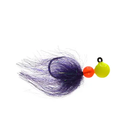 Chartreuse-Purple Sink It Series Jig – Purple Reign