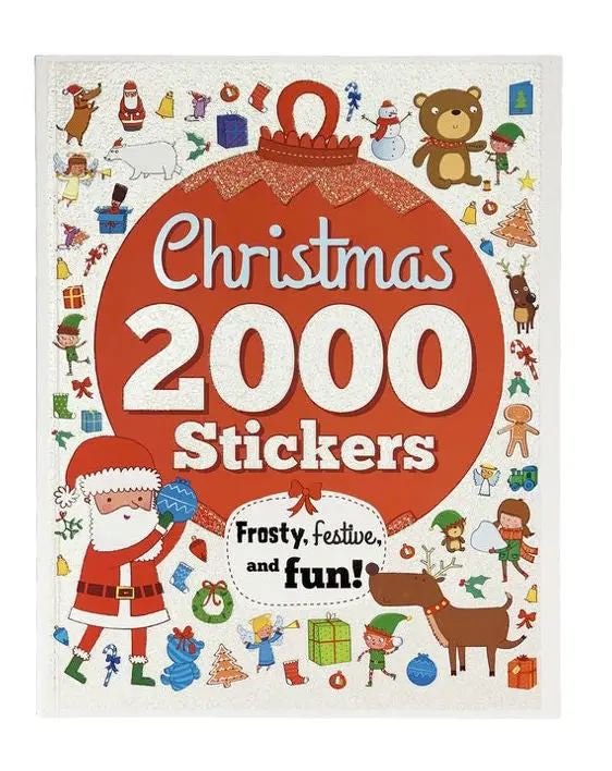 Christmas 2000 Sticker Activity Book – Holiday-Themed Craft Pages