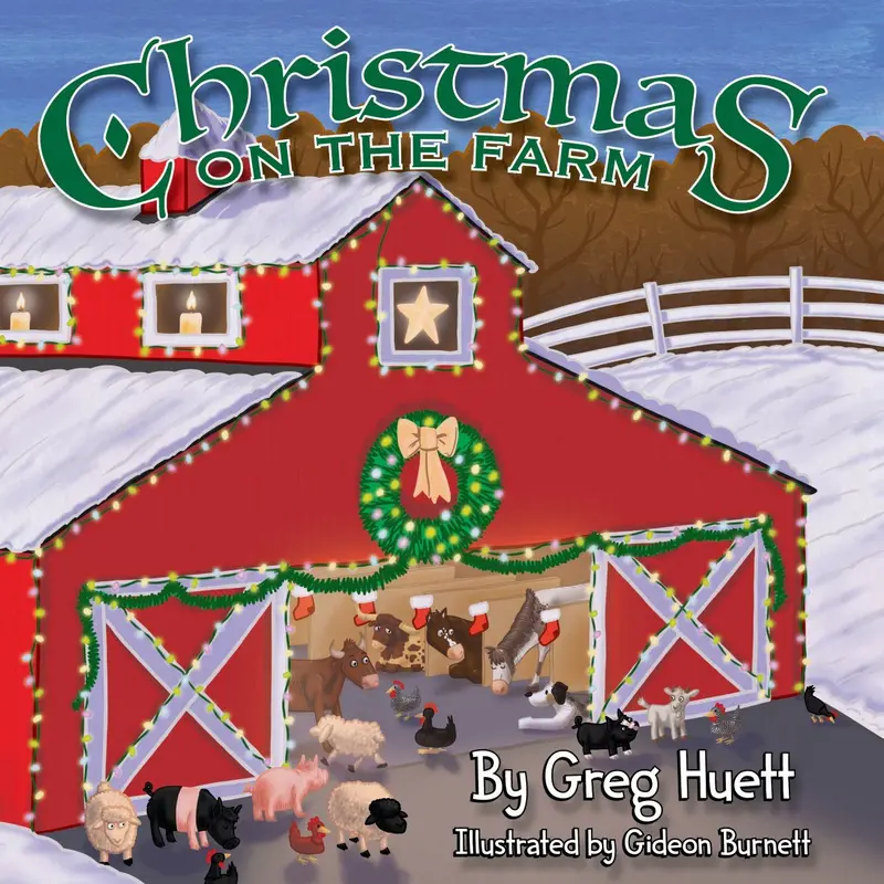 Christmas on the Farm Story Book – Illustrated Holiday Tale for Children