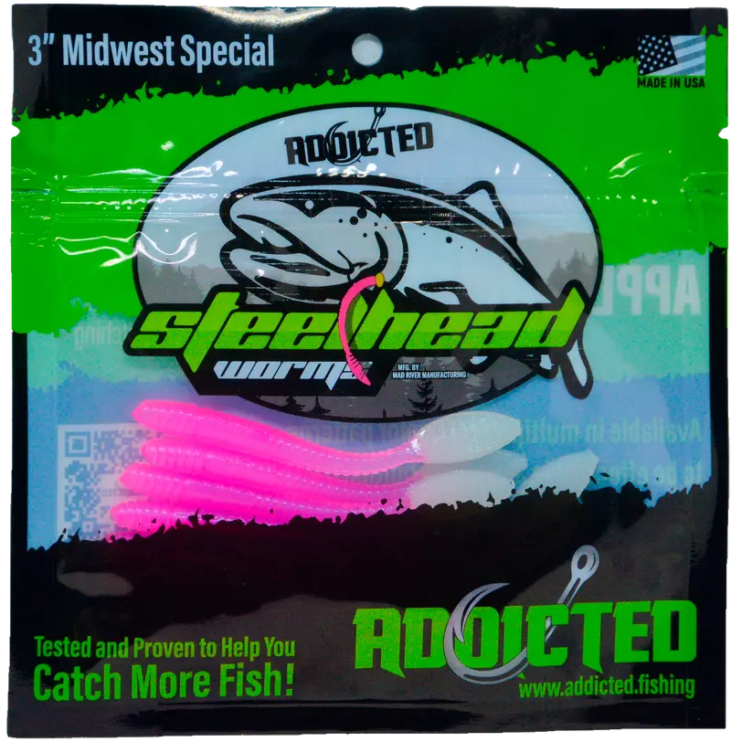 Chrome Candy 3-Inch Soft Worms – Midwest-Special Variant
