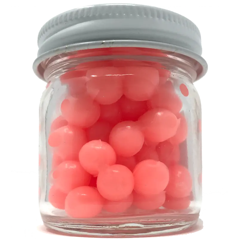 Clearwater Peach Rubber Egg Bait for Trout and Steelhead