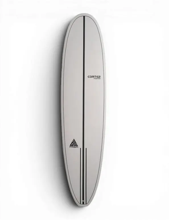 Cortez Fugitive 8’0″ Grey Surfboard – Balanced Volume and Smooth Rail Flow