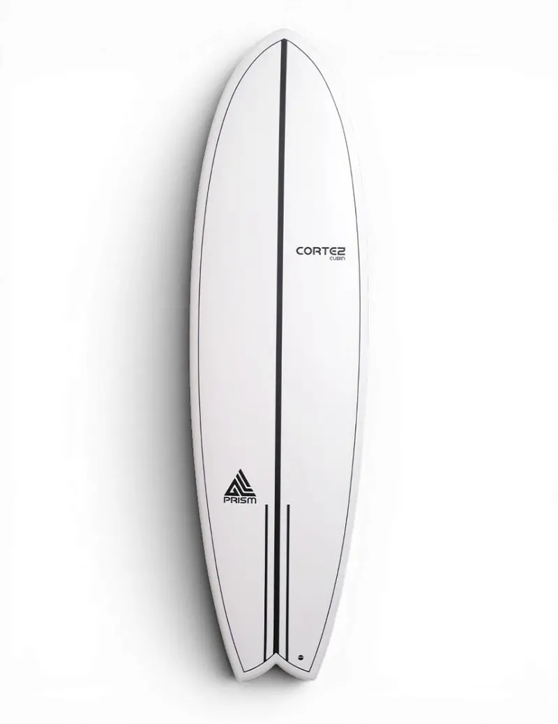 Cortez Prism Cubin White Surfboard – 7’0″ Beginner-Friendly Longboard
