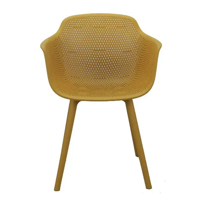 Cortez Yellow Arm Chair – Comfort-Oriented Seating with Stylish Accents