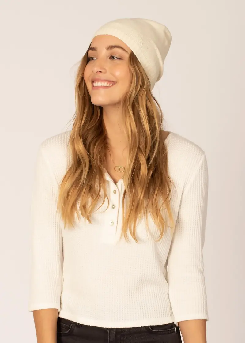 Covered Peaks Thermal Knit Beanie by Sisstrevolution