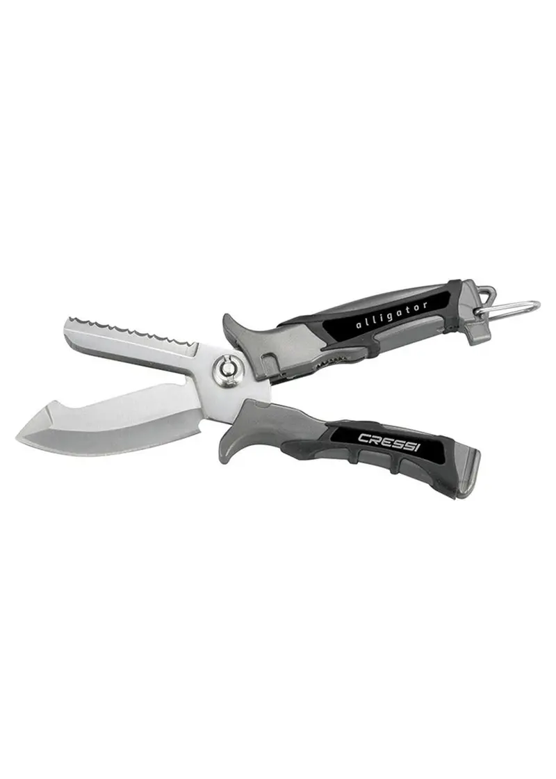 Cressi Alligator Dive Knife and Scissors Combo