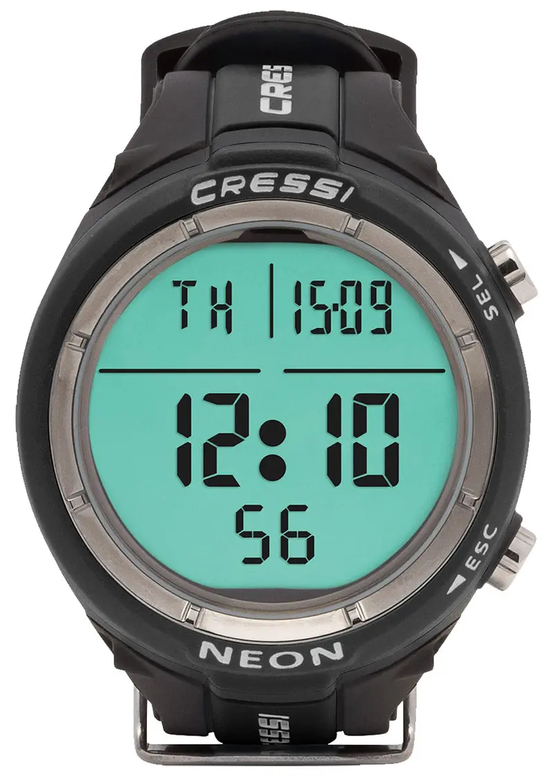 Cressi Neon Wrist Dive Computer – High-Visibility Display for Low-Light Conditions