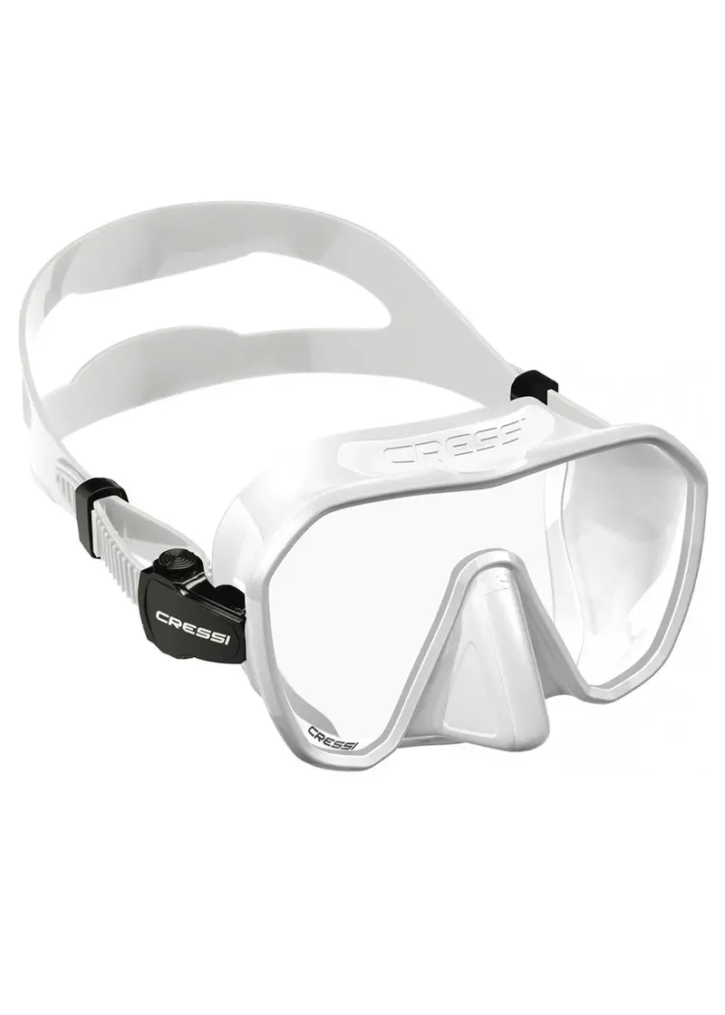 Cressi Z2 Small Frame Silicone Mask in Matte White