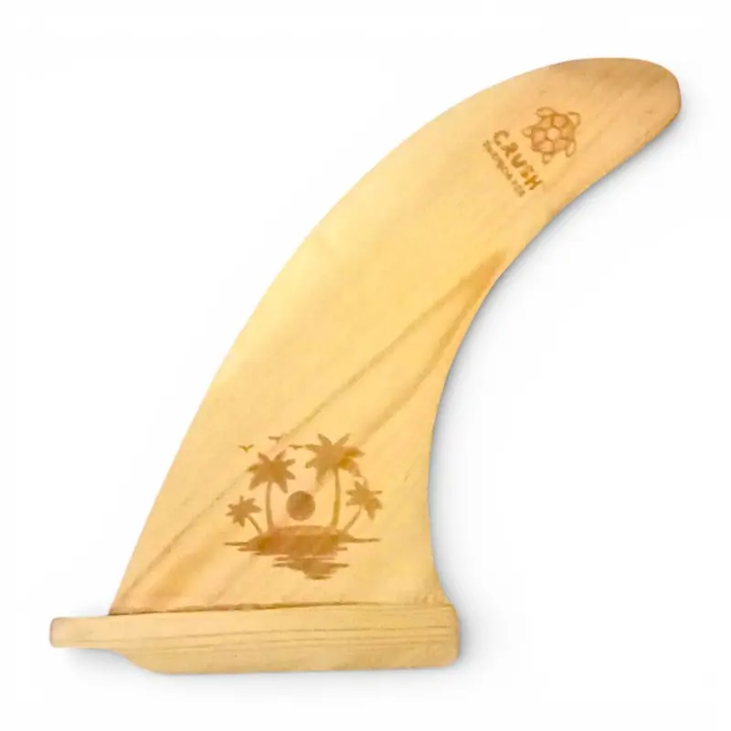 Crush Surfboards Handcrafted Wooden Single-Fin Surfboard