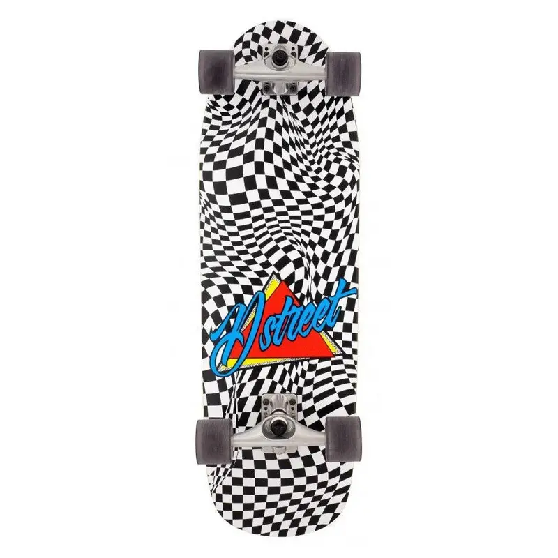 D Street 32″ Check Warp Surfskate Deck
