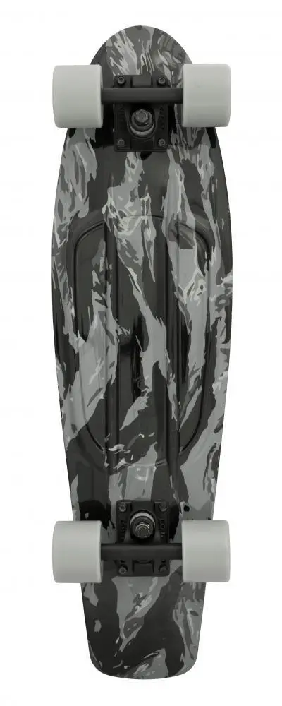D Street Black Camo Cruiser Skateboard – 27-Inch PP Deck
