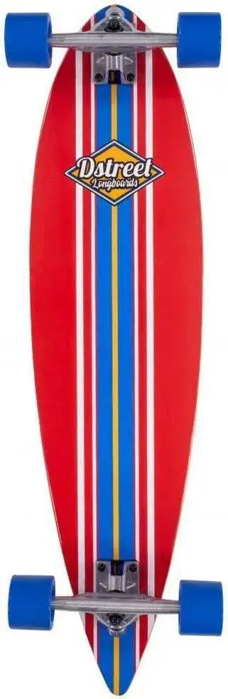D-Street Pintail Ocean 35″ Longboard – Red