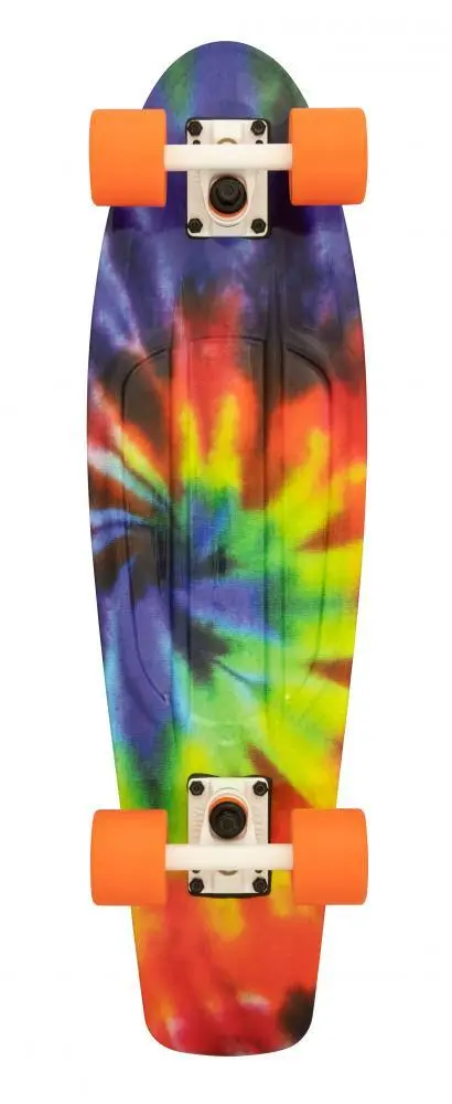 D Street Tie-Dye Cruiser Skateboard – 27-Inch PP Deck