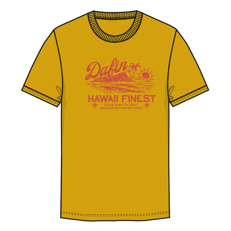 DaFin Da Sunset Mustard-Colored T-Shirt
