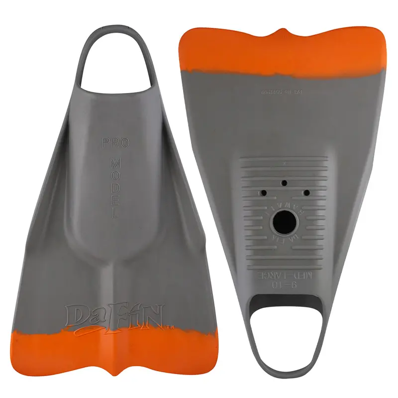 DaFin Grey and Orange Dive Fins