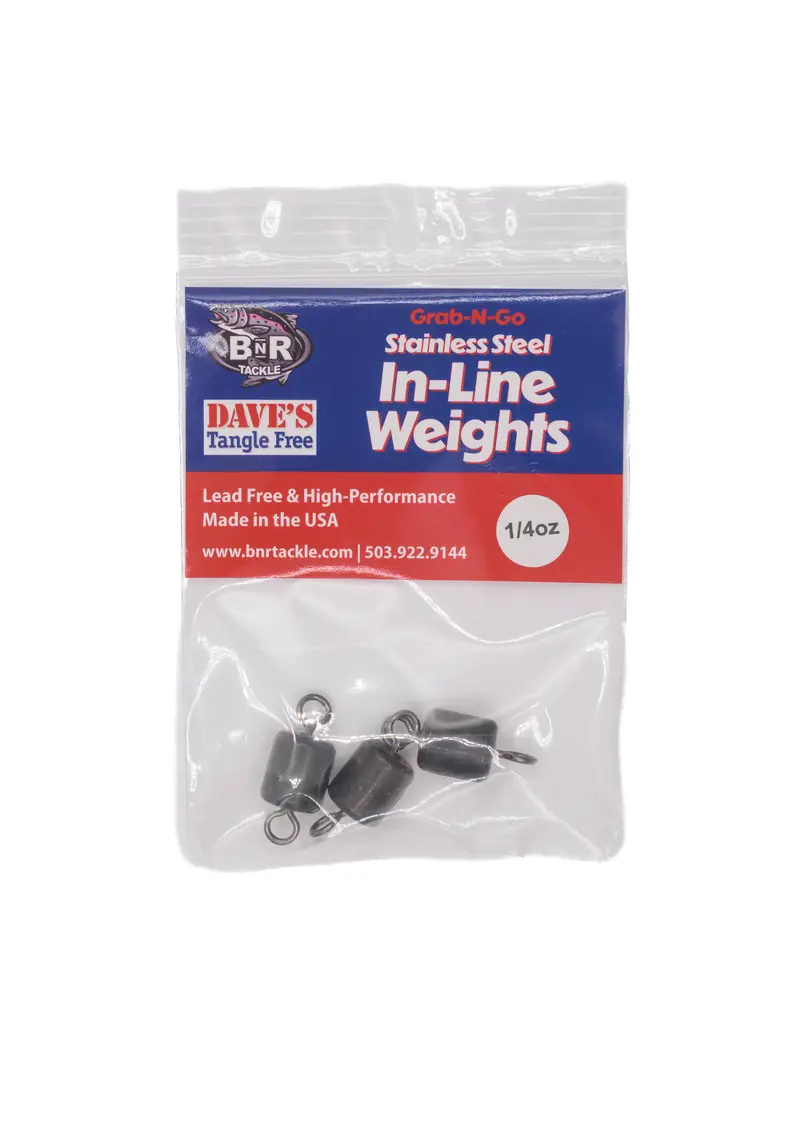 Dave’s Tangle-Free In-Line Fishing Weights