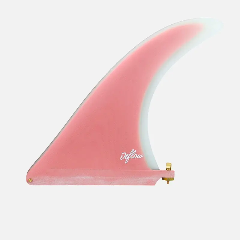 Deflow Cream 9-Inch Pink Surf Fin