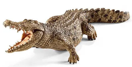 Detailed Crocodile Animal Figure for Educational Play