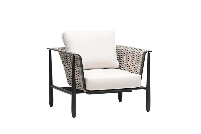 Diva Club Chair in Graphite Fabric