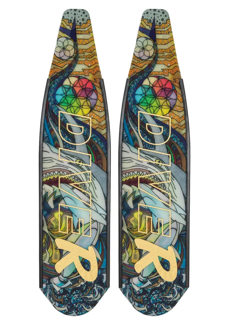 DiveR Composite Speargun Blades – Shark Design