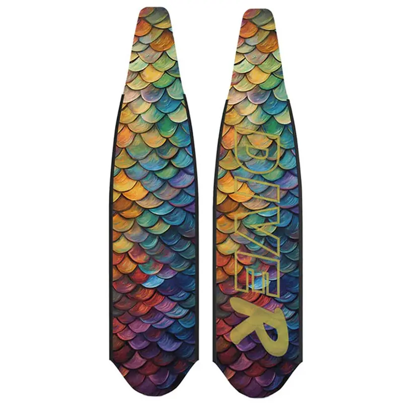 DiveR Parrot Scale Carbon Monofin Blades