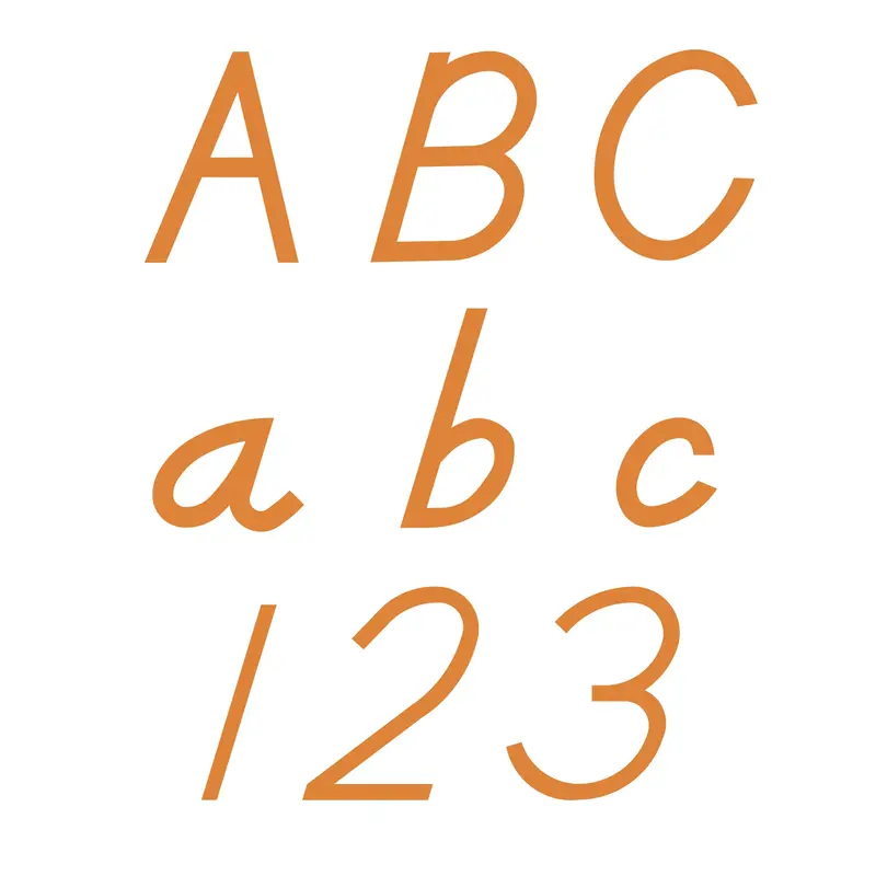 D’Nealian Handwriting Alphabet – 4-Inch Format