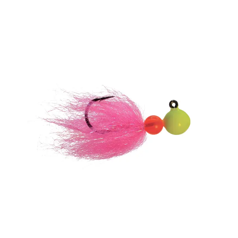 Double Take Chartreuse-and-Pink Sink It Series Jig