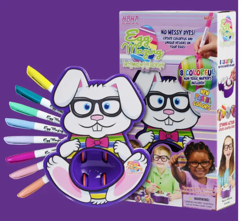 Eggmazing Bunny-Themed Easter Egg Decorating Kit