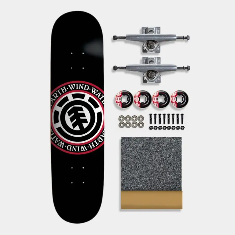 Element 8″ Complete Skateboard Kit – Seal Black Deck