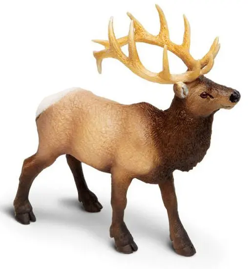 Elk Bull Wildlife Figure Realistic Detail #180329