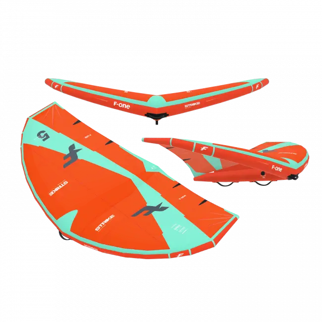 F-One Strike V4 Wing – Flame & Mint Colorway