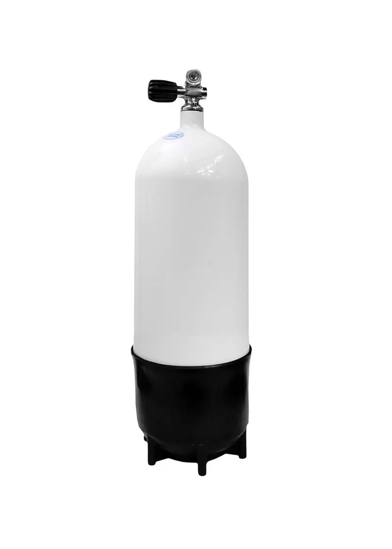 Faber 10.5-Liter 232-Bar Aluminum Scuba Cylinder with Boot and Valve
