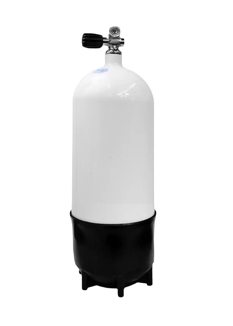 Faber Compact 12.2L 232-Bar Aluminum Scuba Cylinder with Protective Boot and Valve